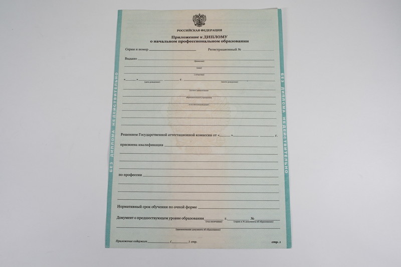 Диплом о начальном образовании  2010-2024 годов в Волгодонске